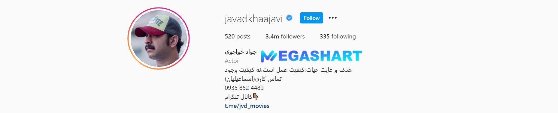 اینستاگرام جواد خواجوی