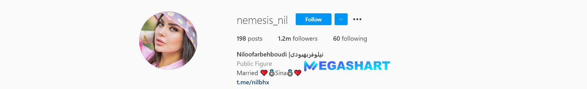 اینستاگرام نیلوفر بهبودی