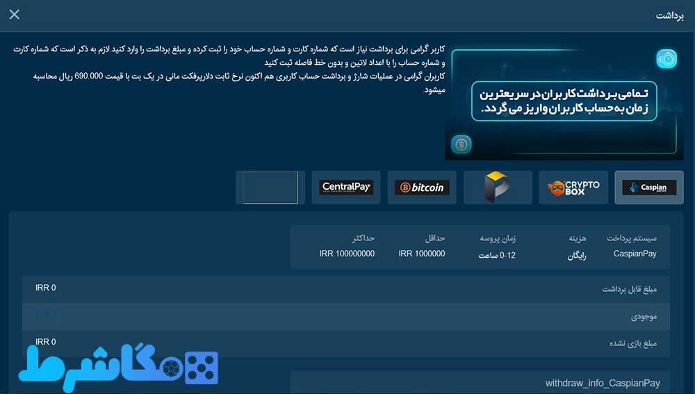 برداشت از سایت یک بت