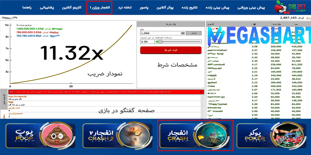 ضریب انفجار سیب بت